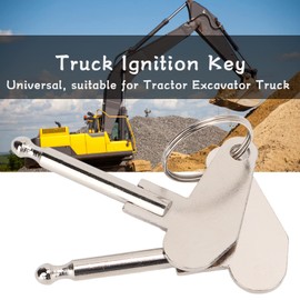 Tractor ignition key, ignition key, vintage, robust for truck excavators