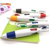 Tinwai 4 Color Ballpoint Pen, Multi-functional, Oily, Multicolor, Ballpoint Pen,