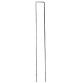 Sunnydaze 25-Pack Galvanized Garden Stakes - Landscape Garden Staples for Securing Weed Barrier Fabric - 12 Inch