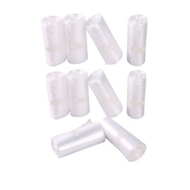 Eidoct 300 Counts Strong Trash Bags - 0.5 Gal Garbage Bags for Small Trash can/Desktop Mini Trash Can, fit 2 Liter or less Trash Can (Clear)