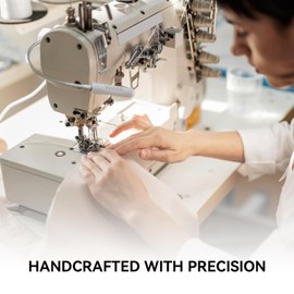 Mavogel Mavogel Cotton Sleep Mask - 100% Handmade, Light Blocking Sleep Eye Mask with Updated Bending Nose Design, Soft Sleeping Mask for Women Men, for Sleep/Office/Naps, Includes Travel Pouch (Starry Blue)