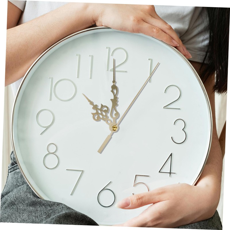 Mipcase 1Set Elegant DIY Metal Clock Hands Professional Replacement Clock