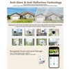 Yanmis 2K Window Camera, 3MP Smart Peel and Stick Security