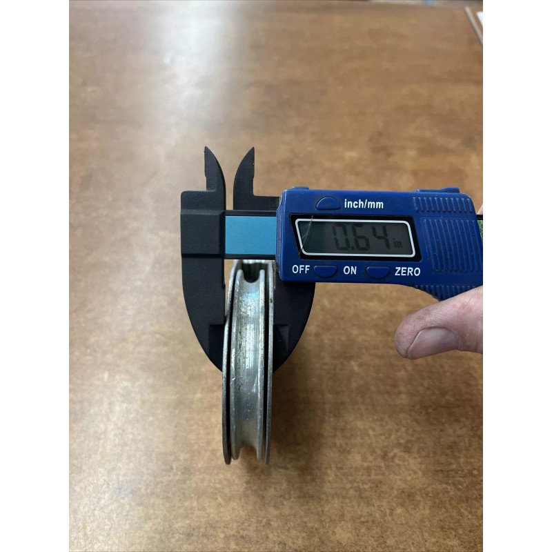 Block 3” Fixed Eye Pulley, for 3/16 & 1/4” cable