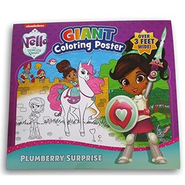 Craft Supply Nella the Princess Knight Giant Coloring Poster Activity for Kids - Over 3 Feet Wide!