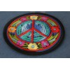 Ivamis Hippie Daisies Peace Patch Embroidered - 3x3 inch -