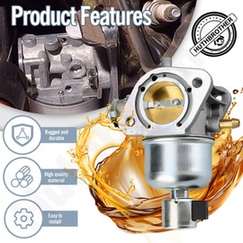 Huthbrother 15004-0985 15004-0986 Carburetor & 11013-7047 11013-0726 Air Filter Kit for Kawasaki FR730V FS730V FR651V FS651V FR691V FS691V Engine 15004-0984, 15004-0829, 15004-0826, 15004-7052.
