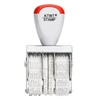 KTWT 1.5" Rubber Stamp Line Dater, Date Stamp, Office Stamp,