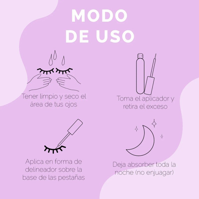 Suero Para Pestañas Y Cejas Bloom Organics Kit Roll On