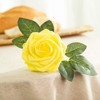 Lansdowns Artificial Flower Foam Rose 25pcs Real Looking Fake Rose