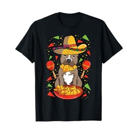 Funny Mexican Pitbull Dog For Mexicans And Pitbulls Lover T-Shirt