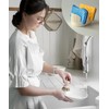 BekPooQ Ultra Absorbent Stone Sponge Holder for Kitchen Sink, 2