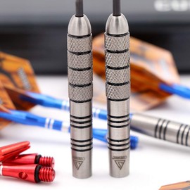 CUESOUL 28 Grams Tungsten Steel Tip Darts Set 95% Tungsten-28 Grams Tungsten Barrel