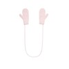 Rest and Recreation FLUFFY FUR MITTEN GLOVE - PINK