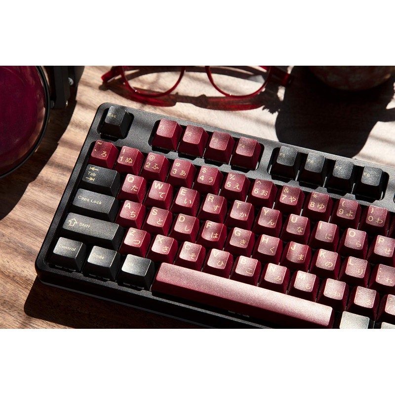 DROP + Redsuns GMK Red Samurai Keycap Set for Tenkeyless