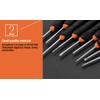 Edward Tools Precision Screwdriver Set with Storage Case - 9