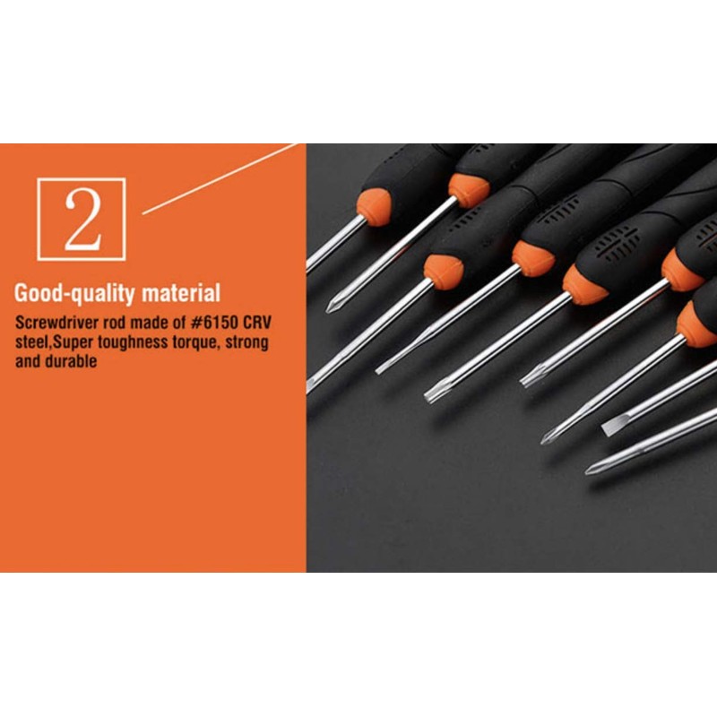Edward Tools Precision Screwdriver Set with Storage Case - 9