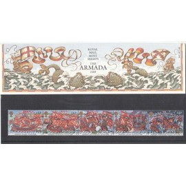1988 THE ARMADA STAMPS Presentation Pack.