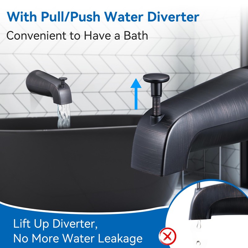 Dreyoo 5 1/4 Inch Bathroom Tub Spout Compatible with Westbrass