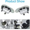 labwork Front and Rear Brake Calipers with Pads Replacement for