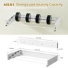 Wall Mounted Drying Rack for Laundry 23.6'', Foldable Laundry Drying