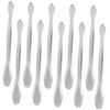 Zerodeko 10Pcs Double Head Experiment Spoons Measuring Scoop for Laboratory