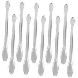Zerodeko 10Pcs Double Head Experiment Spoons Measuring Scoop for Laboratory Use Non Stick Surface for Easy Sample Retrieval