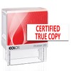 Certified True Copy Colop Self Inking Office Stationary Custom Rubber