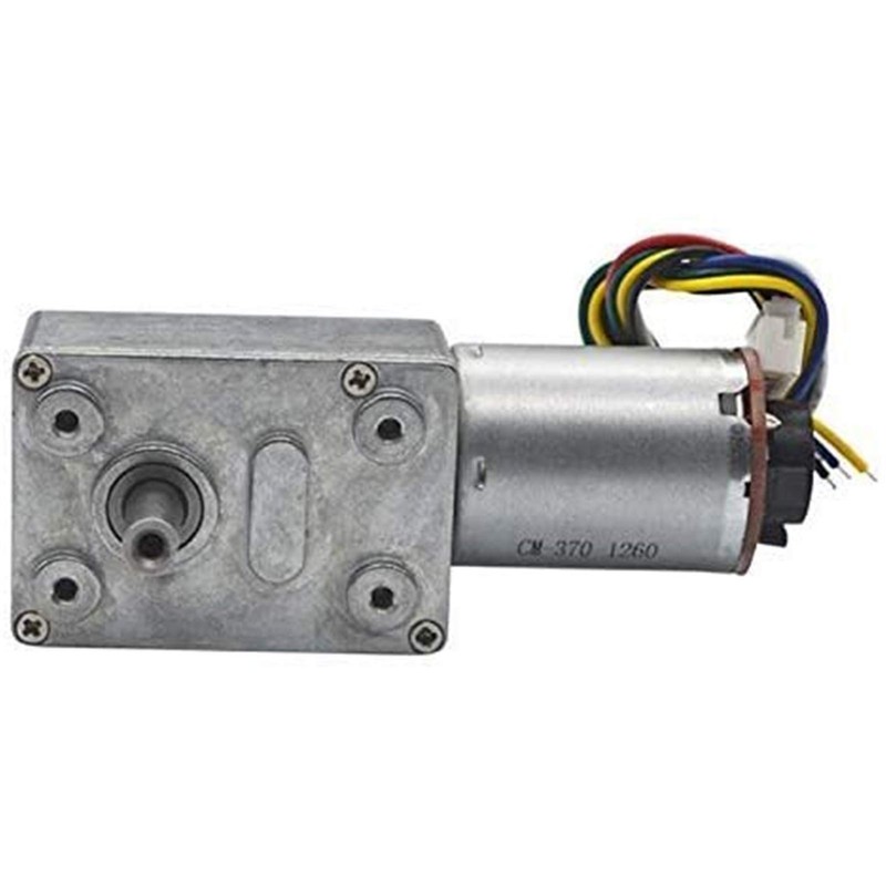 12V Worm Gear DC Gear Motor Square Gearbox Motor Drone