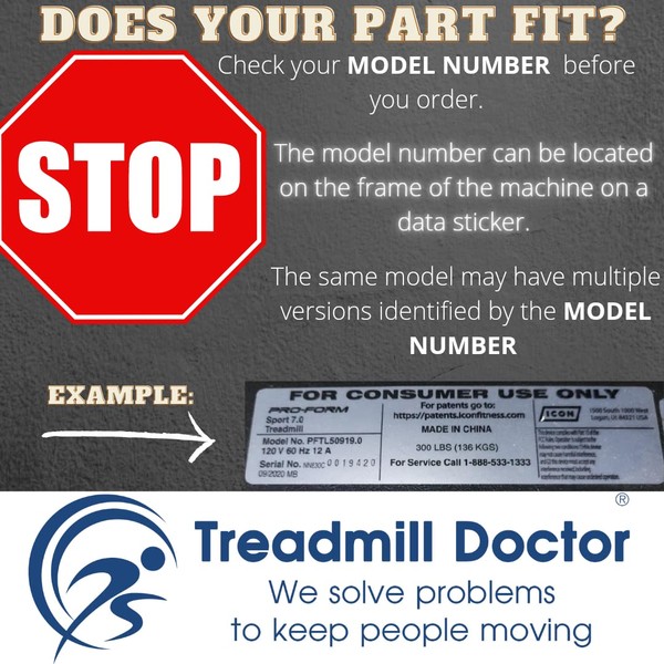 Treadmill Doctor Drive Belt for Proform XP 615 Trainer