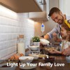 orgaror Motion Sensor LED Light Strip, Plug-in Under Cabinet Lights