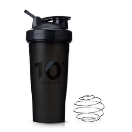 10 degrees Celsius blending shaker bottle 600ml (including blender ball) shaker water bottle, pink gray 600ml / 10도씨 블렌딩 쉐이커 보틀 600ml(블랜더볼 포함)쉐이커 물통 물병, 핑크그레이 600ml