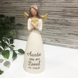 Gifts for Auntie Angel Figurine Ornament Collectible Figure Auntie Gift for Birthday, Christmas A Thoughtful, Meaningful, Sentimental or Present for an Auntie