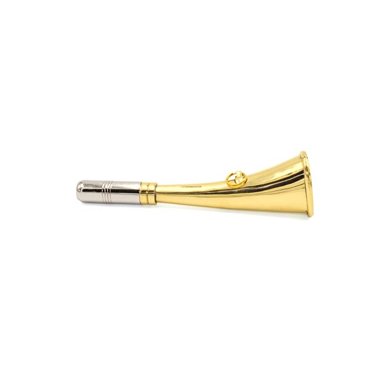 Hunting Horn Fog Horn 16 cm Polished Brass