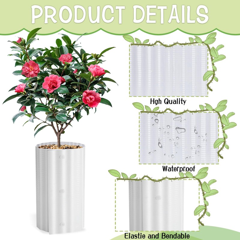 BOUTICOL 10 Pcs Winter Rose Collar - Warm Rose Cones