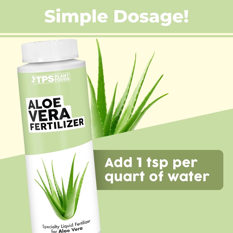Aloe Vera Fertilizer for All Aloe and Succulent Plants, Liquid