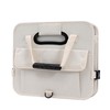 AOKJOY Car Trunk Organizer with Lid Car Storage Organizer Collapsible Multi Compartment Adjustable Straps Car Organizer for SUV, Truck, Sedan(Beige)