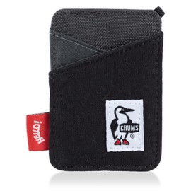 [Chums] Tricolor Pass Case Sweat Nylon, Black/Charcoal