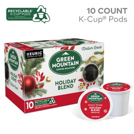 Green Mountain Coffee Roasters K-Cups, Holiday Blend, 10 Count