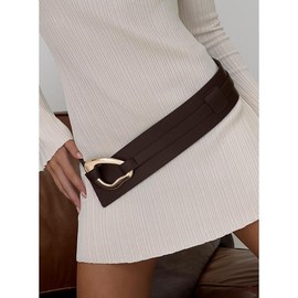 Princess Polly Alixx Belt Brown - Color: Brown, Size: L/XL