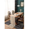 LOMOHOO CheeseCloth Table Runner 72Inches Long,Boho Gauze Table Runners,Rustic Table