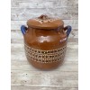 Olla de Barro con tapa Terracota Bean Soup Pot with