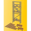 H0 Decoration set scaffolding