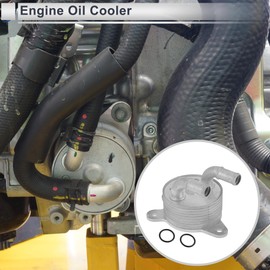 RATCHROLL Engine Oil Cooler for Mazda CX-5 2013-2014 Transmission Oil Cooler Trans Cooler No.FZ01199F0 with O-ring Seals Aluminum Alloy 1 Pc