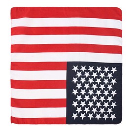 ZCYYYS American Flag Bandana Scarf for Men Women Flag Scarf Neck Scarf Head Wrap PSWJ02 (2 Pack)
