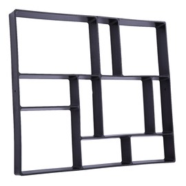 Sardoxx DIY Rectangular Pavement Mold Path Mold Concrete Mould Stepping Stone Mold Patio Mold for Garden, Court Yard, Courtyard and Walkway 17.7"x 15.7"x 1.7"