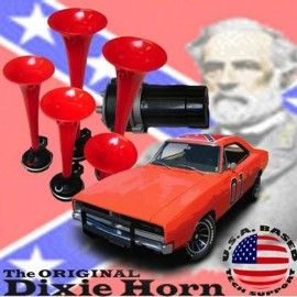 JOB Horn Company Them Duke Boys Orignal SOUTHERN DIXIE Dukes of Hazard Air Horn general lee WJ40