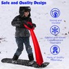 Slippery Racer Kids Lightweight Compact Foldable Downhill Outdoor Winter Ski