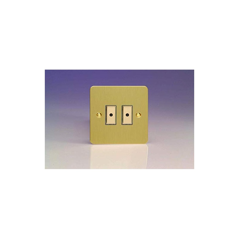 Varilight 2-Gang 1-Way Remote/Tactile Touch Control Master LED Dimmer Light