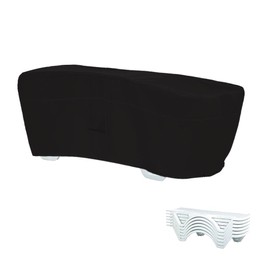 Izzybang 76'' Outdoor Stackable Reclining Single Chaise Cover Water Resistant Heavy Duty Patio Chaise Lounge Covers for 6 Stackable Pool Chaise Lounge Chairs